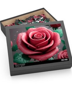 Beautiful Rose Puzzle – 120–500 Pieces | Floral Gift & Family Fun