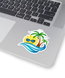 Tropical Kiss-Cut Stickers - Sunny Beach and Summer Vibes Decor
